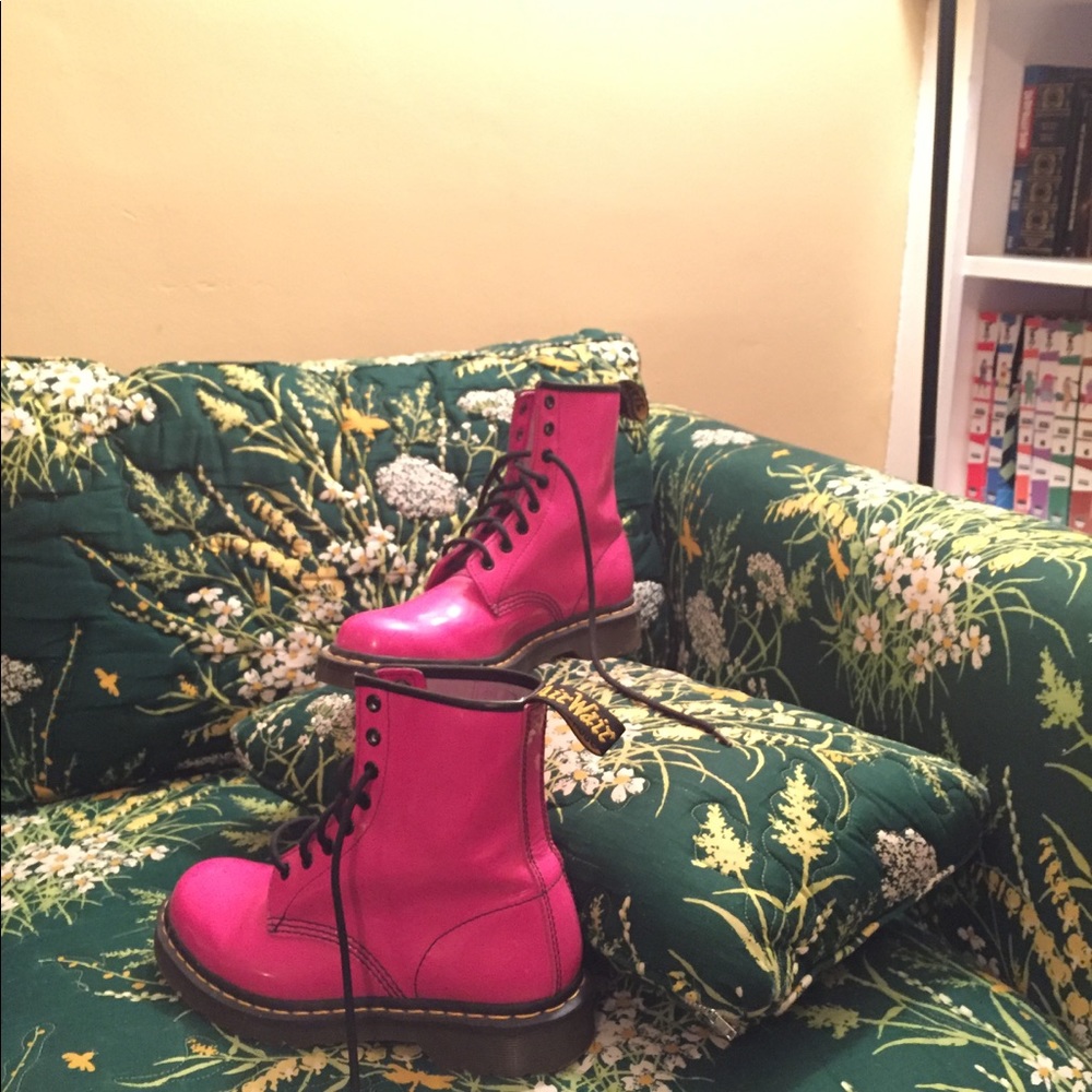 Hot Pink Doc Martens 1460